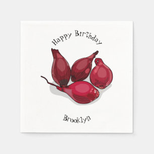 Servilleta De Papel Ilustracion personalizado de Shallot