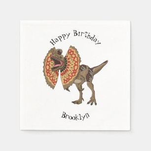Servilleta De Papel Ilustracion personalizado Dilophosaurus