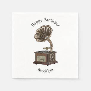 Servilleta De Papel Ilustracion personalizado girable
