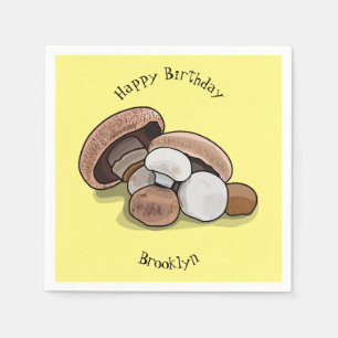 Servilleta De Papel Ilustracion personalizado hongo