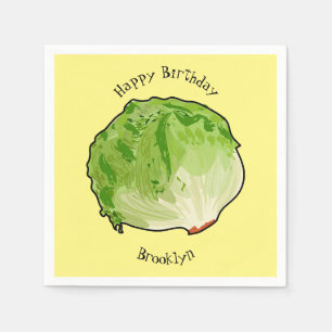 Servilleta De Papel Ilustracion personalizado Lettuce