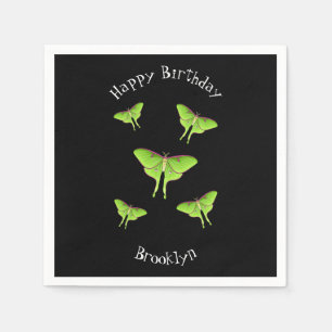 Servilleta De Papel Ilustracion personalizado Luna Moth