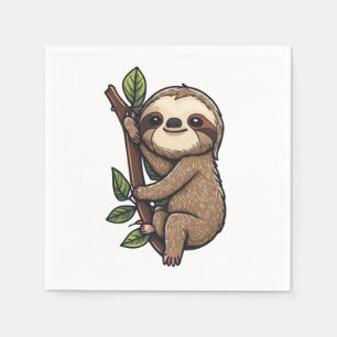 Servilleta De Papel Ilustracion personalizado Sloth
