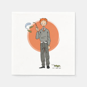 Servilleta De Papel Ilustracion Ron Weasley "Eat Slugs"
