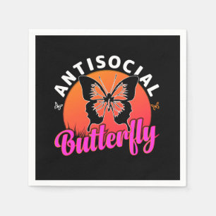Servilleta De Papel ilustracion vectorial de diseño antisocial de mari