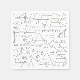 Servilleta De Papel Ilustraciones de cálculo escrito a mano matemática