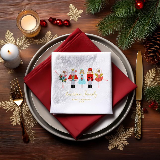 Servilleta De Papel Ilustraciones de caracteres de los navidades Nutcr (Subido por el creador)