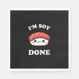 Servilleta De Papel I'm Soy done Kawaii Sushi