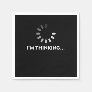 Servilleta De Papel Im Thinking Programmer Coder Developer PC Regalo