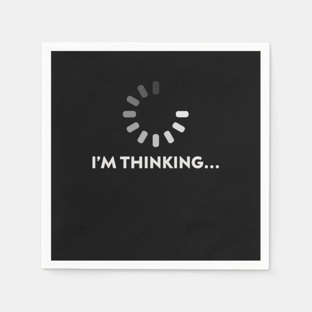 Servilleta De Papel Im Thinking Programmer Coder Developer PC Regalo (Anverso)
