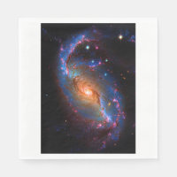 Imagen de astronomía de la galaxia espiral obstrui