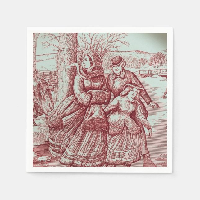 Servilleta De Papel Imagen de Navidad de edición limitada de Spode (Anverso)