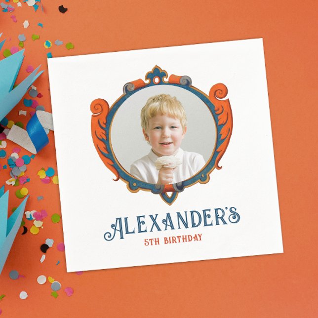 Servilleta De Papel Imagen del Escudo Real del Príncipe Azul Rojo Medi (Subido por el creador)