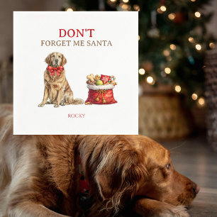 Servilleta De Papel Imagen Divertida de Mascota en Bolsa de Santa Cóct
