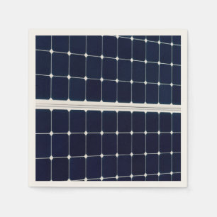 Servilleta De Papel Imagen divertida de un panel de energía solar