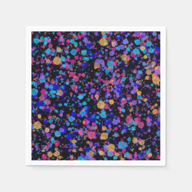Servilleta De Papel Impresión abstracta: galaxias distantes (Anverso)