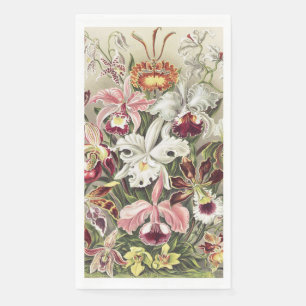 Servilleta De Papel Impresión botánica vintage de orquídea de Ernst Ha
