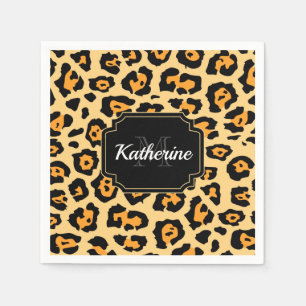 Servilleta De Papel Impresión Cute Leopard