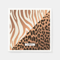 Impresión de cebra y leopardo