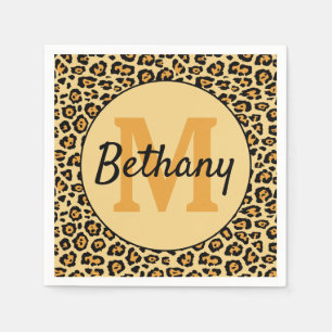 Servilleta De Papel Impresión de leopardo personalizada