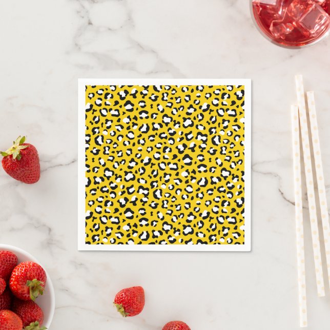 Servilleta De Papel Impresión de leopardo, puntos de leopardo, leopard (In situ)