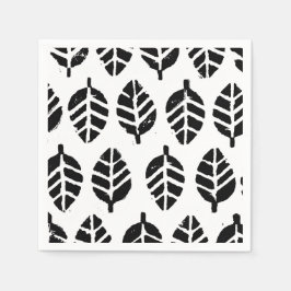 Servilleta De Papel Impresión de papa de patrón de hojas