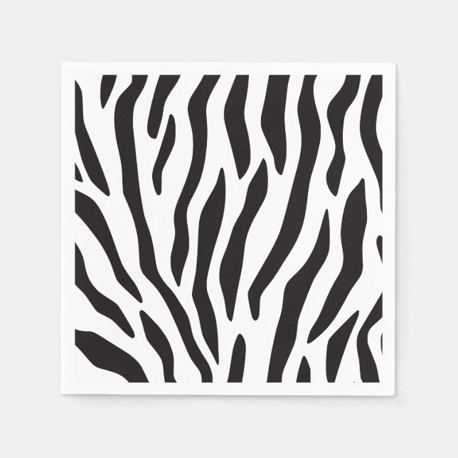 Servilleta De Papel Impresión de patrón animal (Anverso)