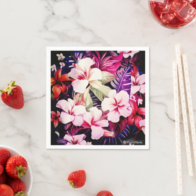 Servilleta De Papel Impresión hawaiana (In situ)