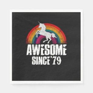 Servilleta De Papel Impresionante desde 79 Unicorn Vintage Funny Birth