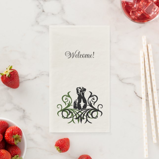 Servilleta De Papel Impresionante Gran Danés (In situ)