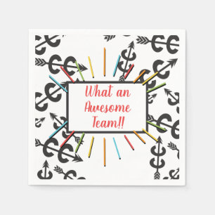 Servilleta De Papel Impresionante País Cruzado