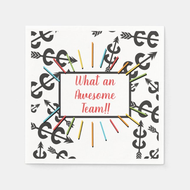 Servilleta De Papel Impresionante País Cruzado (Anverso)