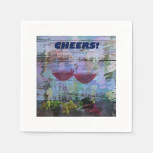 Servilleta De Papel Impresiones de vinos Napkins Digital Cocktail