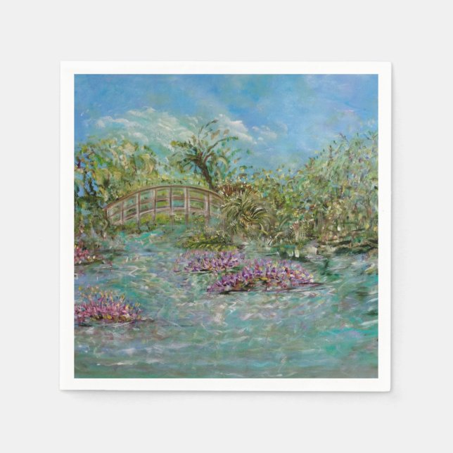 Servilleta De Papel "Impresiones puente" servilletas de cócteles (Anverso)