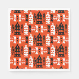 Servilleta De Papel Imprimir arte folclórico holandés en los Países Ba