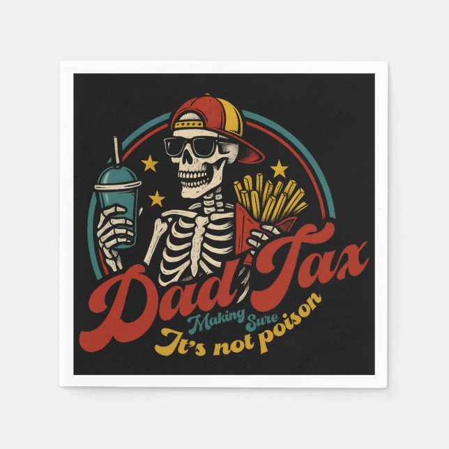 Servilleta De Papel Impuestos a los papás asegurándose de que no sea e (Anverso)