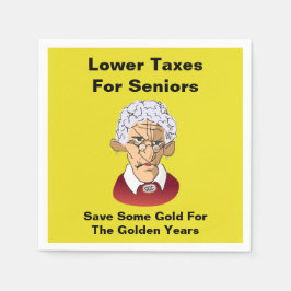Servilleta De Papel Impuestos Más Bajos Para Los Mayores