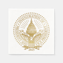 Servilleta De Papel Inauguración del logotipo inaugural del presidente