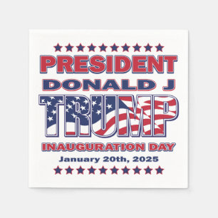 Servilleta De Papel Inauguración del presidente Trump 2025