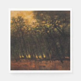 Servilleta De Papel Incendios en el bosque (por Laszlo Mednyanszky)