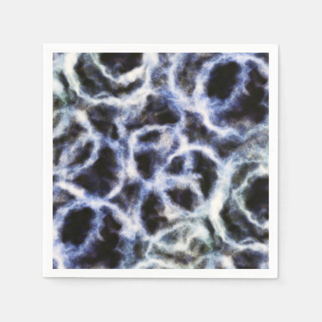 Servilleta De Papel índigo reciclado shibori : (Anverso)