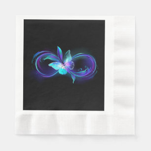 Servilleta De Papel Infinito brillante con mariposa mágica