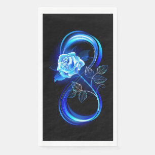 Servilleta De Papel Infinito brillante con rosa azul