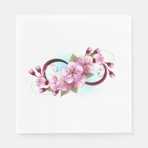 Servilleta De Papel Infinito con las flores de flores de Sakura Blosso