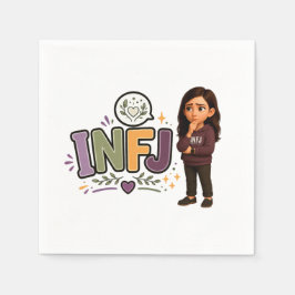 Servilleta De Papel INFJ — A Guardiã das Ideias