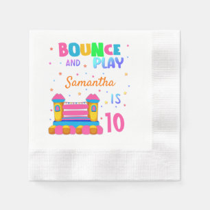 Servilleta De Papel Inflable Chica de fiesta de cumpleaños de puente 