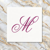 Inicial de Monograma de Vino Elegante