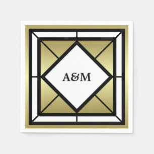 Servilleta De Papel Inicial para el monograma