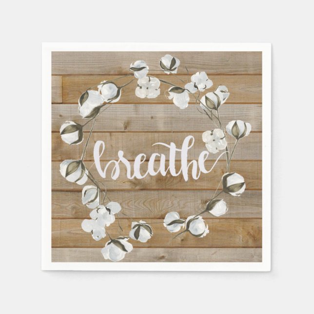 Servilleta De Papel Inspiración en las granjas - Respirar (Anverso)