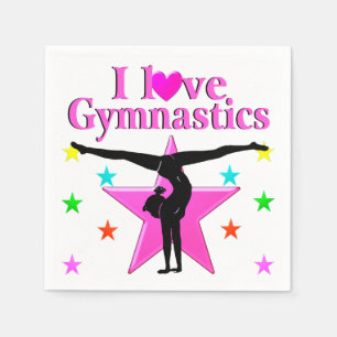 SERVILLETA DE PAPEL INSPIRÁNDOME EN EL DISEÑO DE GIMNASTICAS